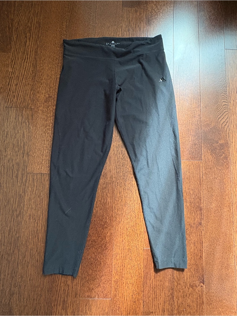 adidas Black Women's Leggings with Subtle Logo